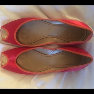 Hogan silk flats